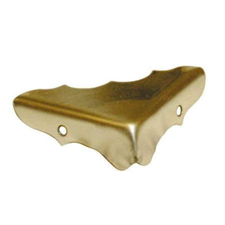 Hd HD NM213454 Solid Brass Miniature Hardware; Corner - 0.44 in. NM213454